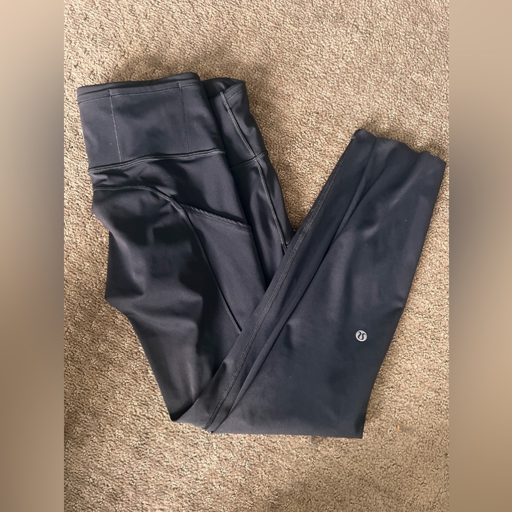 Lululemon fast and free 25” black leggings
